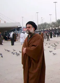 تصویر مرحوم سید محمد محسن حسینی طهرانی در بین الحرمین