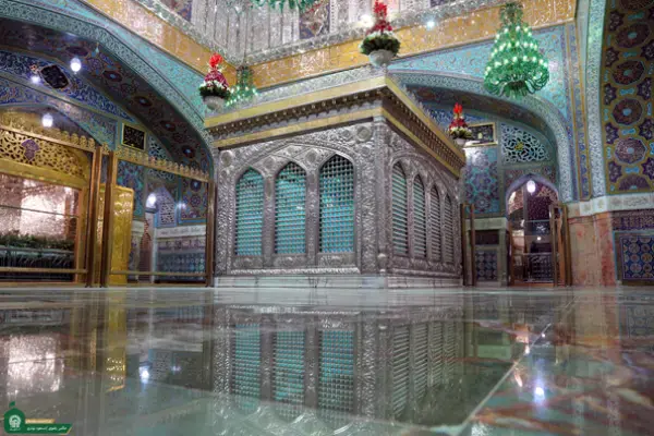 عکس زیبا از حرم خالی امام رضا در مشهد