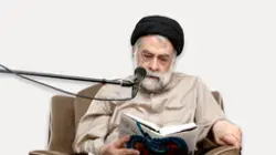 عکسی از مرحوم سید محمد محسن طهرانی در اواخر عمر