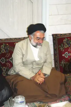 عکس مرحوم سید محمد محسن طهرانی در مراسم روز نیمه شعبان